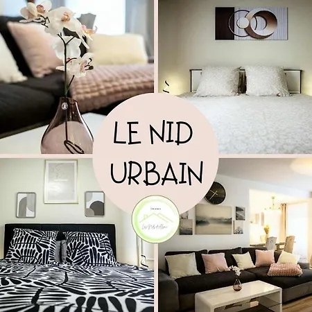 Le Nid Urbain 2 Bedrooms Parking Wi-fi Balcony Strasbourg